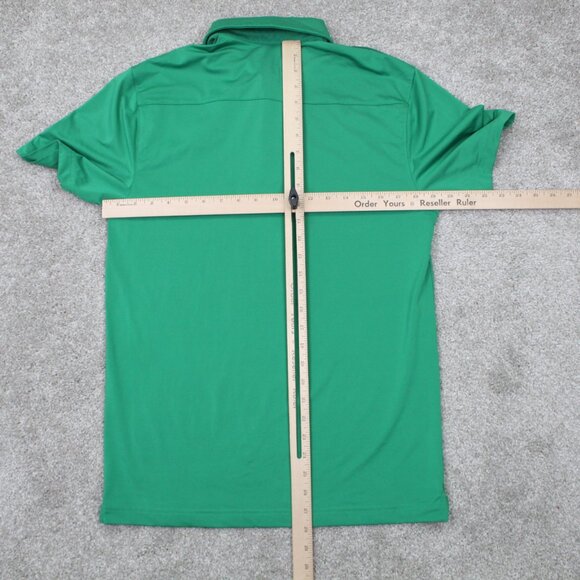 Texas Stars Polo Shirt Adult Small UA Under Armour Green AHL Loose Fit Heatgear - Picture 10 of 13